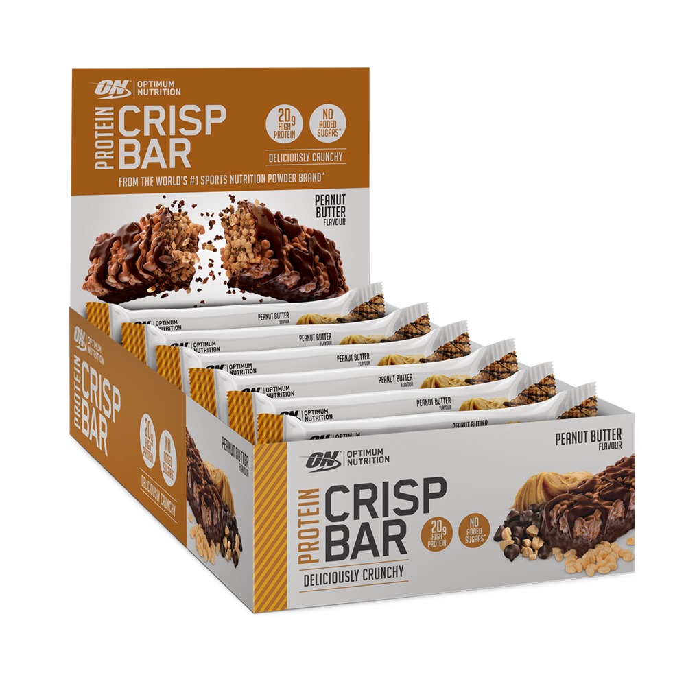 Optimum Nutrition Protein Crisp Bar Peanut Butter Box