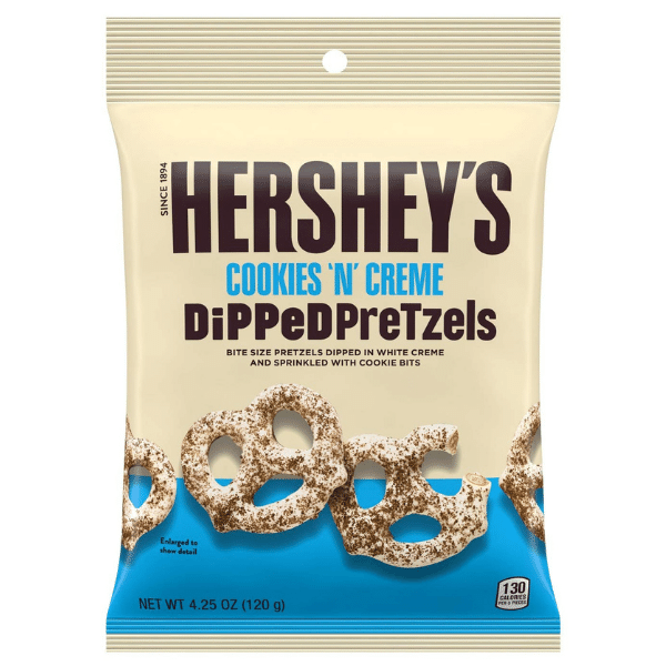 Hershey's Cookies'n'Creme Dipped Pretzels 120g