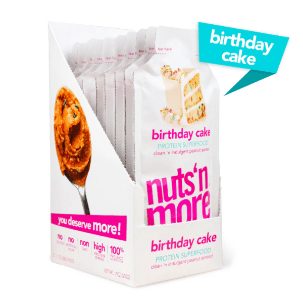 Nuts'n More High Protein Peanut Butter Birthday Cake 10 Pack