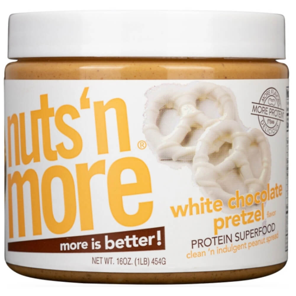 Nuts'n More White Chocolate Pretzel High Protein Peanut Butter