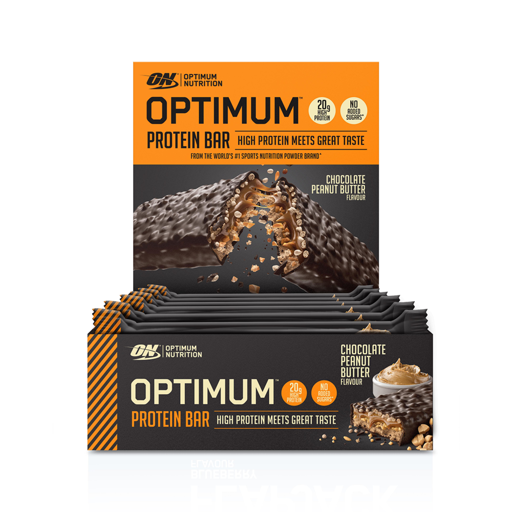 Optimum Nutrition Optimum Protein Bar Chocolate Peanut Butter Box