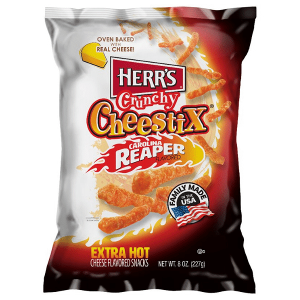 Herr's Crunchy Cheestix 255g x 8 2,4kg