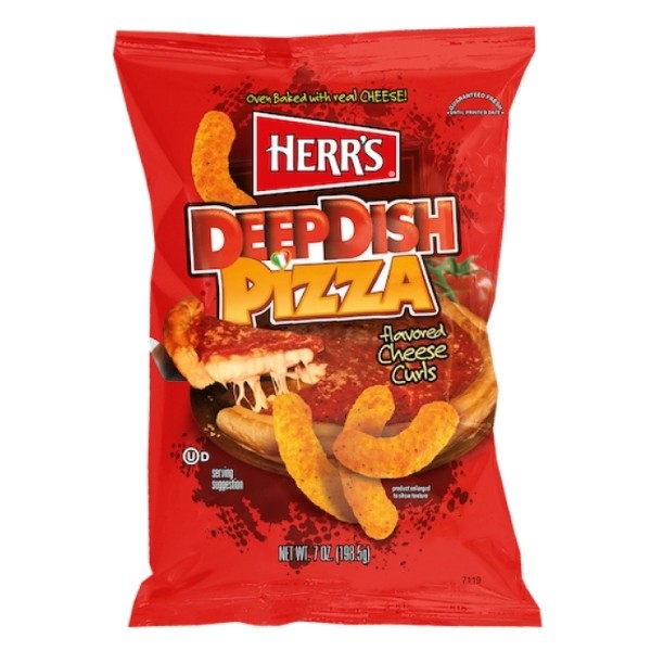 Herr's Deep Dish Pizza Cheese Curls 199g