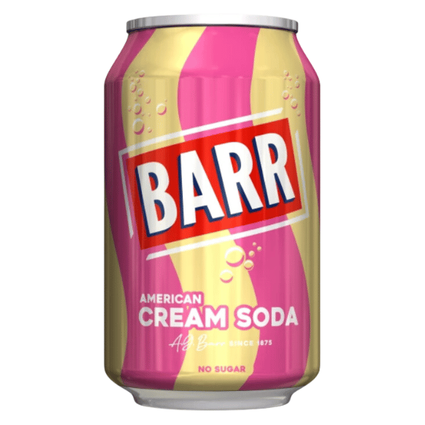 Barr American Cream Soda 330ml x 24 8,7kg