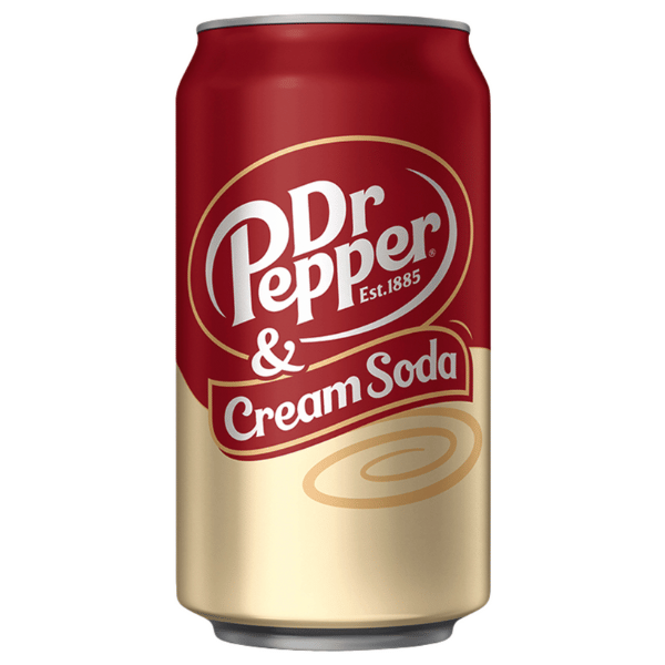 Dr Pepper Cream Soda Vanilla 355ml USA Ware x 12 4,8kg