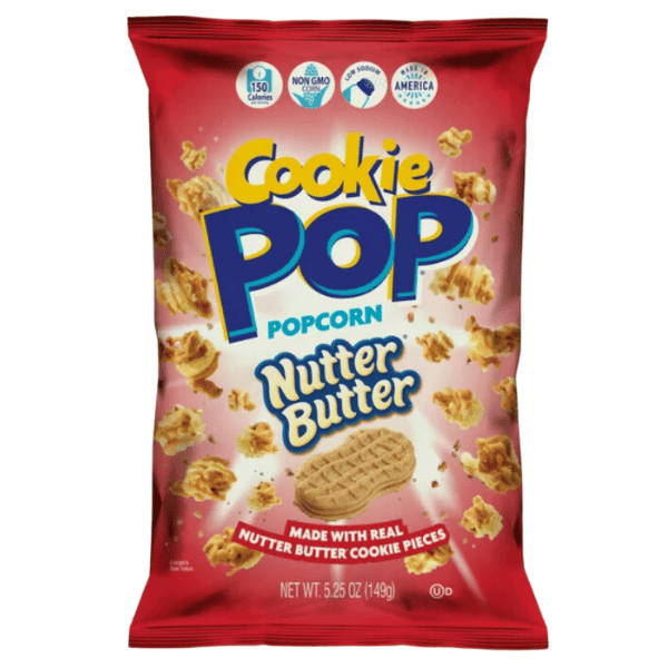 Cookie Pop Nutter Butter Popcorn MHD: 03.2024