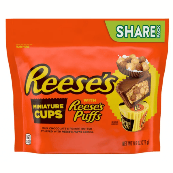 Reese's Mini Peanut Butter Cups with Reese's Puffs Share Pack 272g