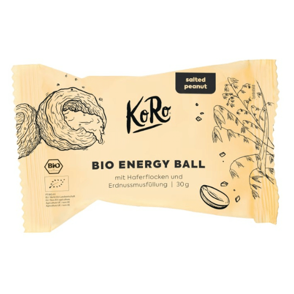 Koro Energy Ball Salted Peanut Butter Bio