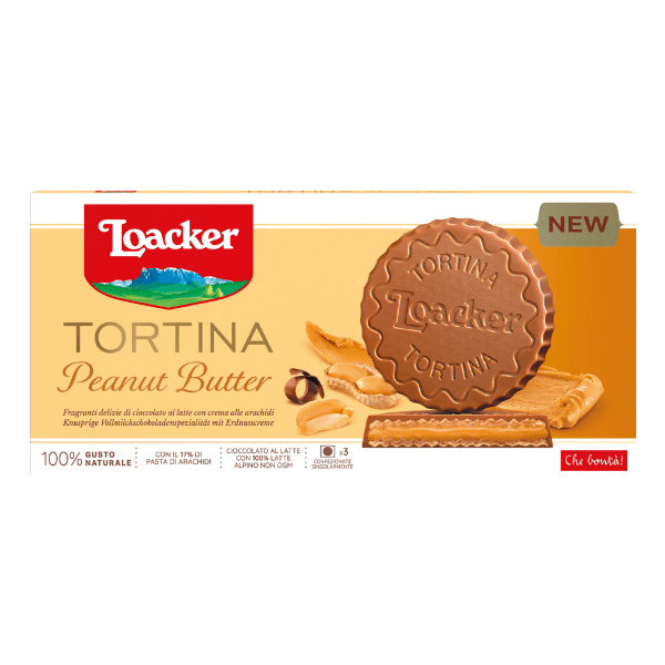 Loacker Tortina Peanut Butter 63g
