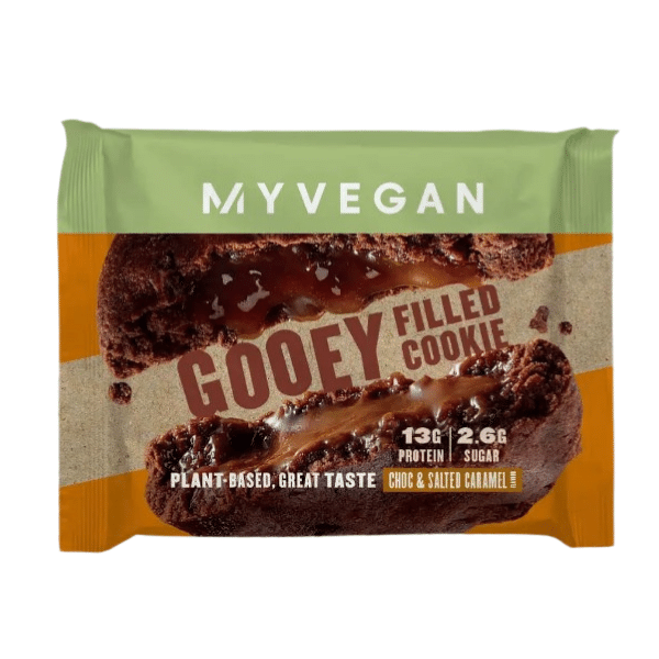 MyProtein Vegan Gooey Filled Cookie Doube Choc & Peanut Butter