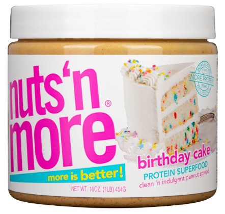 Nuts'n More Birthday Cake High Protein Peanut Butter