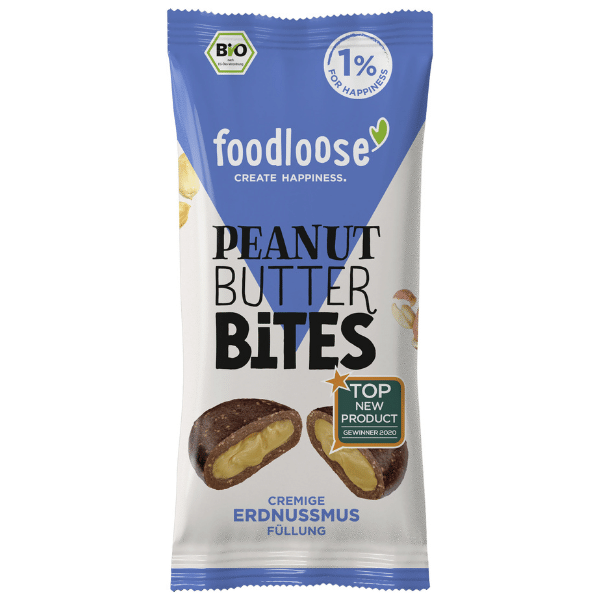 Foodloose Peanut Butter Bites Erdnussmus Bio