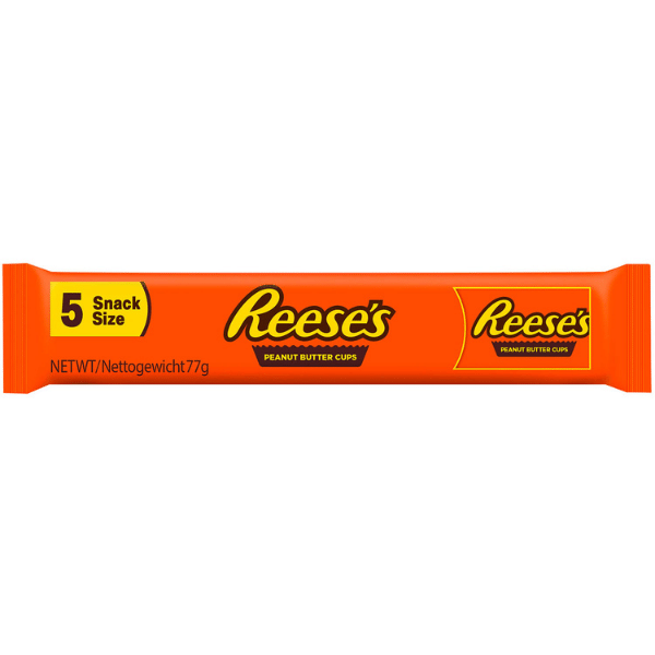 Reese's Peanut Butter Cup Snack Size 5-Pack 77g x 36 3,2kg