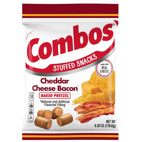 Combos Cheddar Cheese Bacon Baked Pretzel